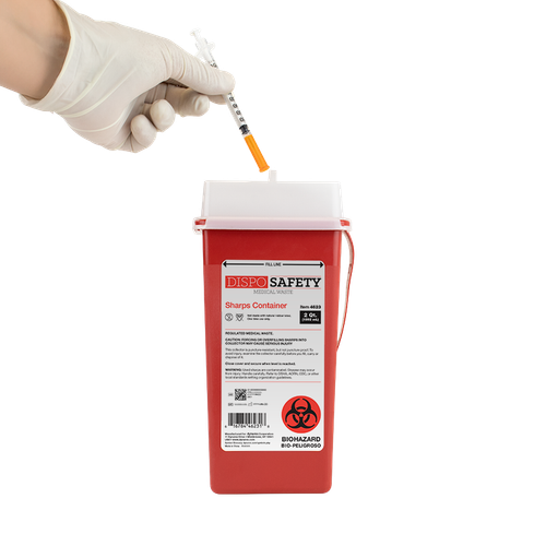 DYNAREX Sharps Container 2QT