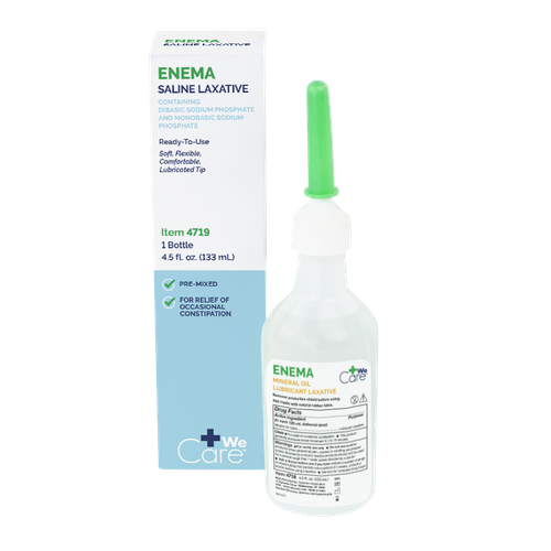 DYNAREX Enema Saline Laxative Adult Disposable 4.5 Oz