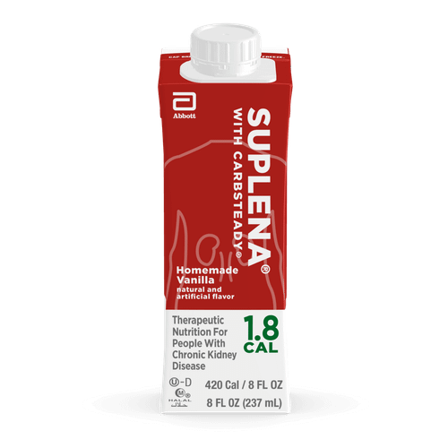 ABBOTT SUPLENA Therapeutic Nutrition with CarbSteady Homemade Vanilla 8fl Oz 237ml