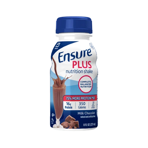 ABBOTT ENSURE Plus Nutrition Shake Milk Chocolate 8oz 237ml