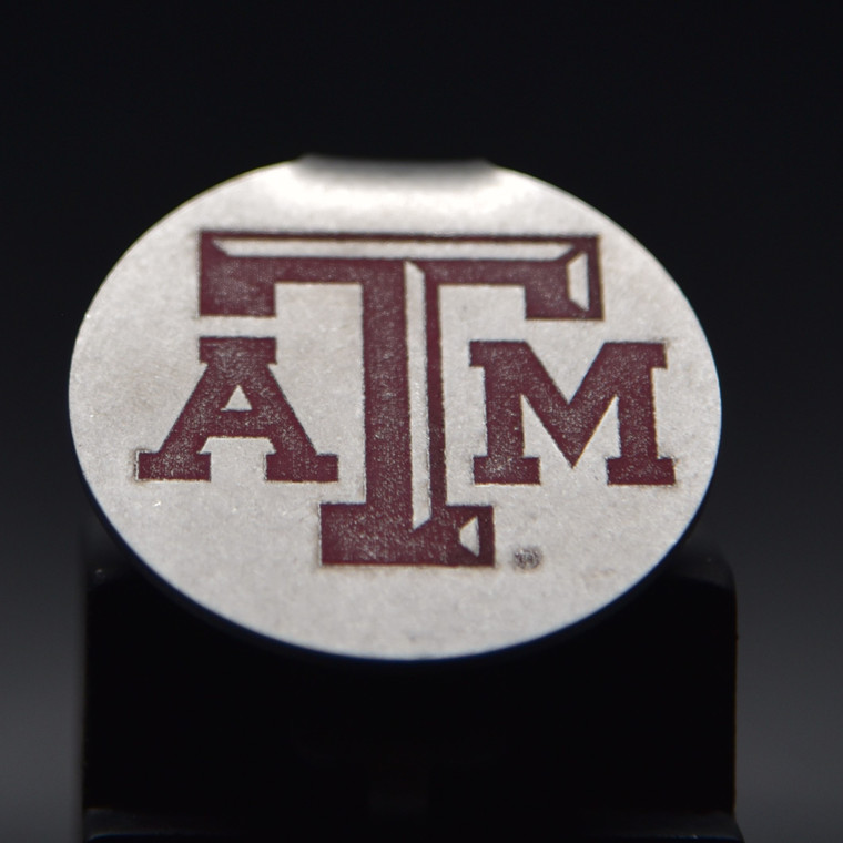 Texas A&M Badge Pocket Clip Keychain