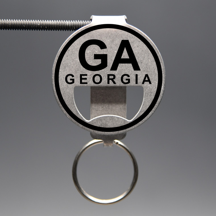 Georgia- GA Bottle Opener Keychain