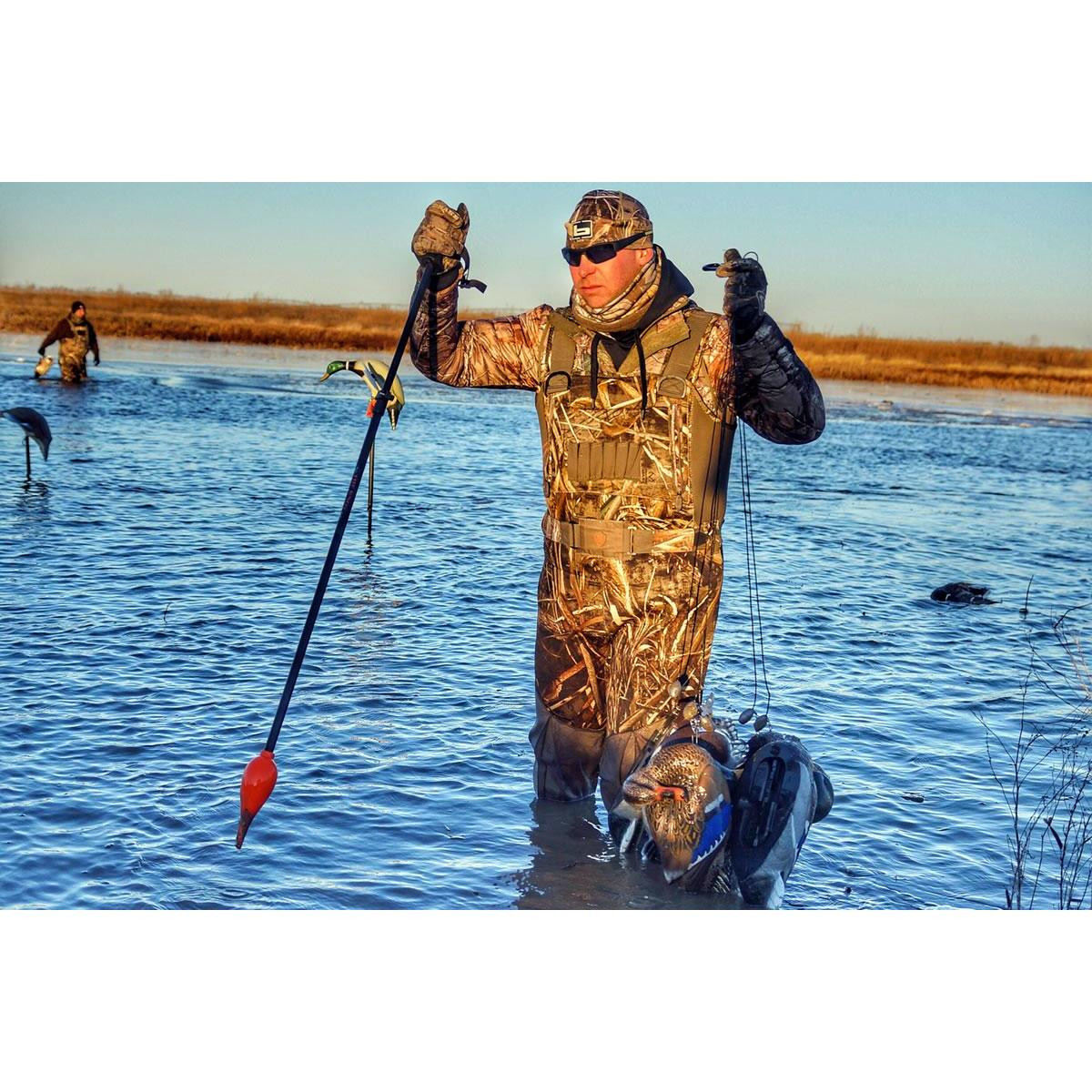 duck fishing pole Green Hornet Ice : Sports & Outdoors chartreuse depth Mojo Wading Pole