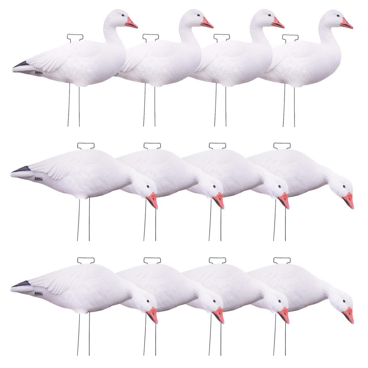 GHG Pro Grade Snow Goose Silhouette Decoys