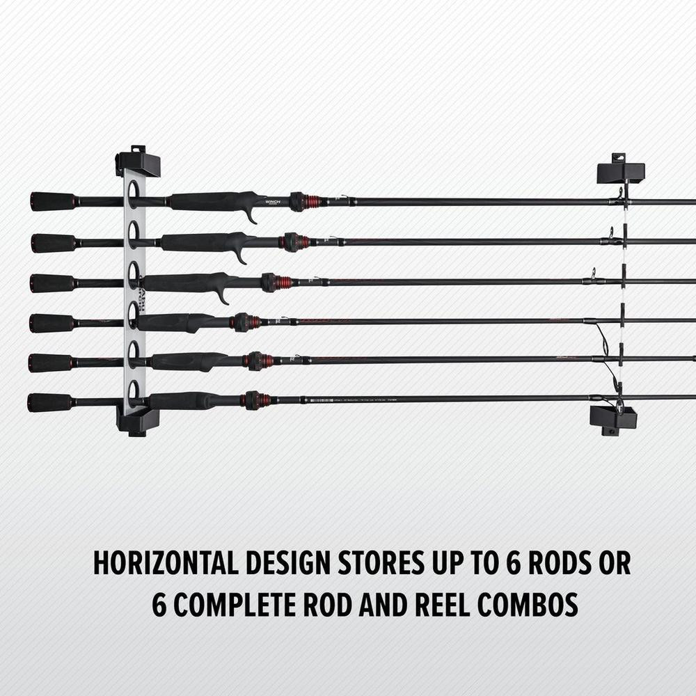 abu garcia horizontal 6 rod rack Vertical 11 Abu Garcia Horizontal 6 Rod