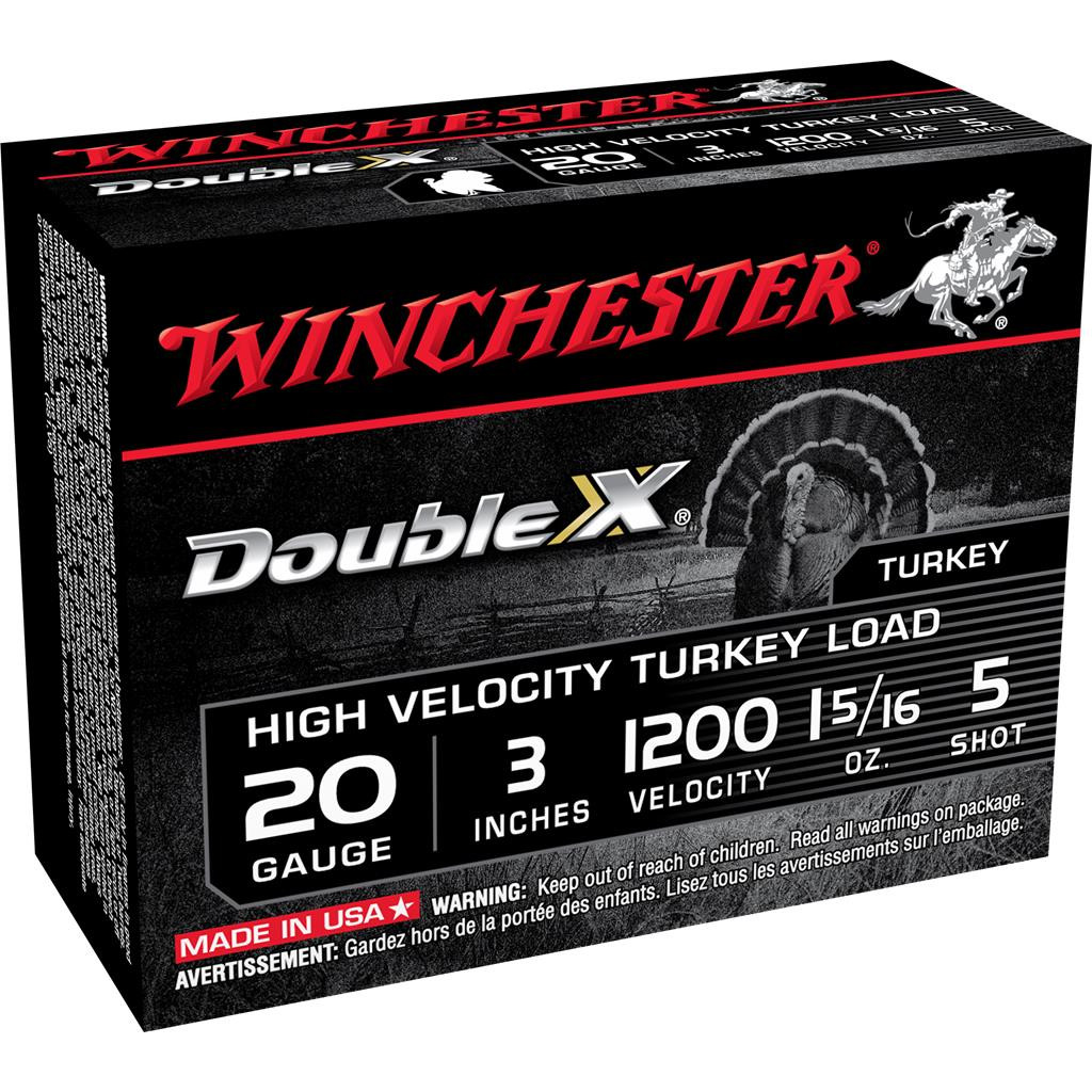 Winchester Double X Turkey Shotshells 20 Gauge 3 in 1 5/16oz - 10