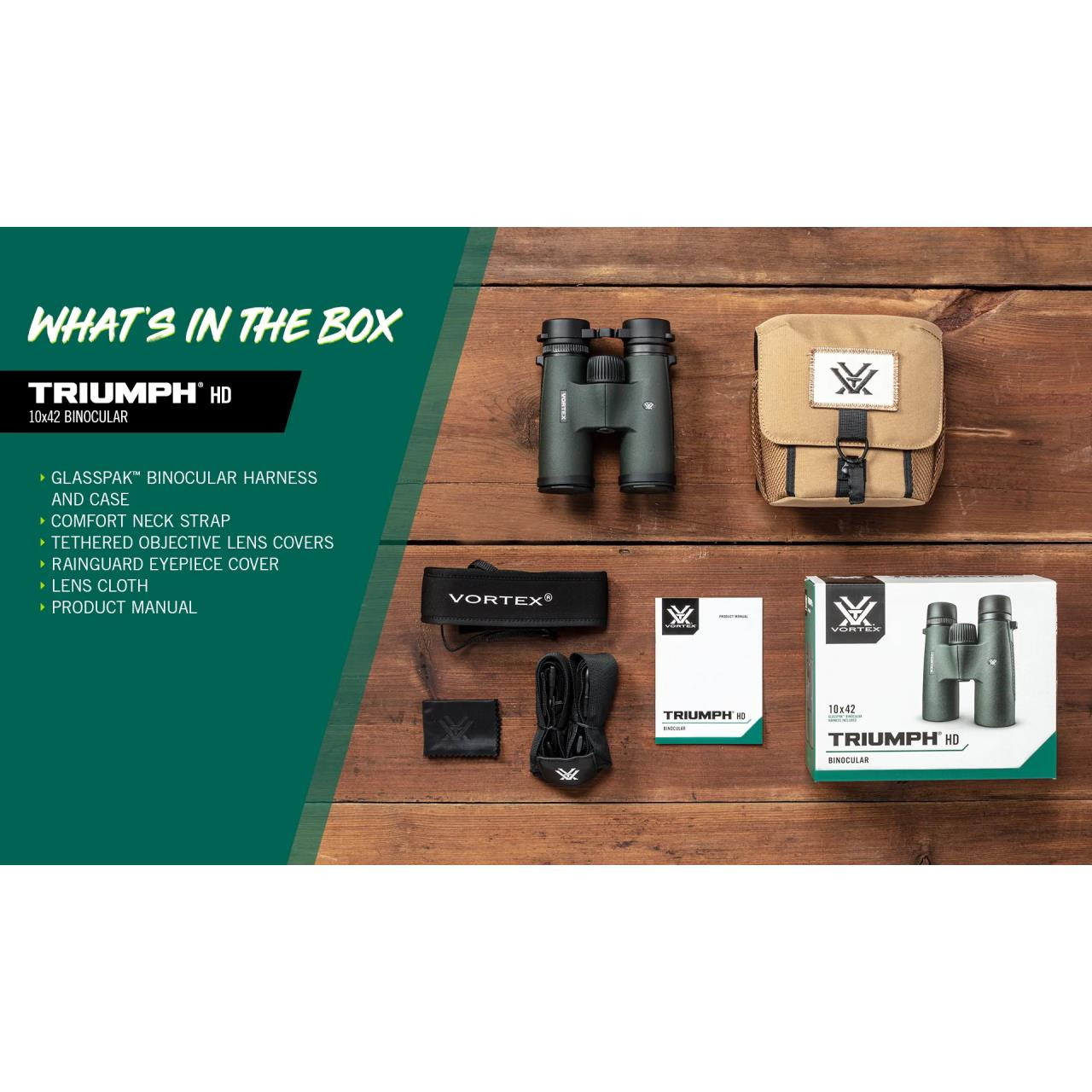 Vortex Optics Triumph HD Binoculars 10X42 - Presleys Outdoors