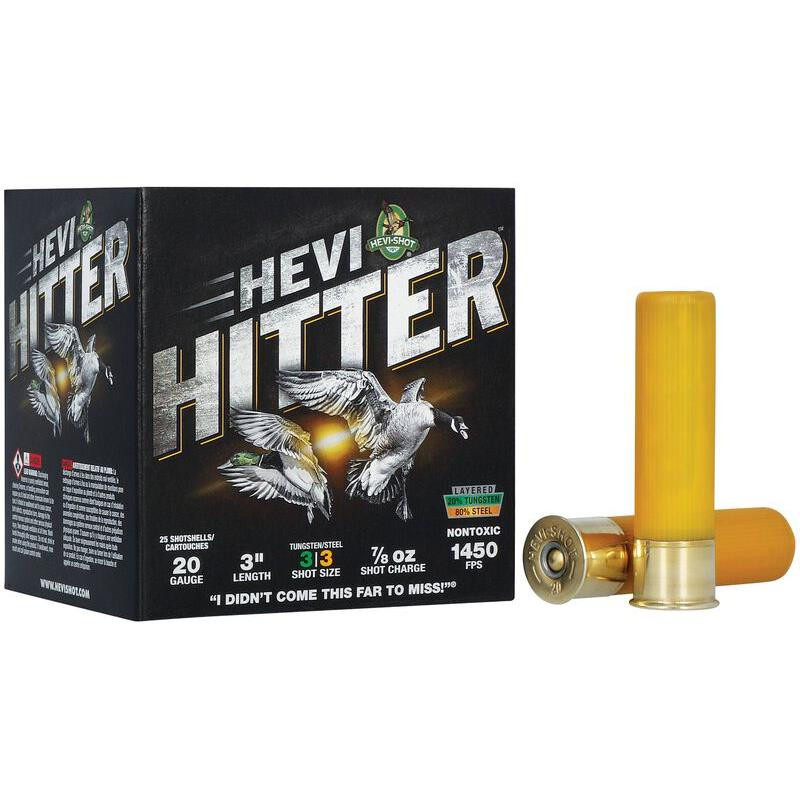 Hevi-Shot Hevi Hitter Tungsten/Steel Waterfowl Shotshells 20 Gauge