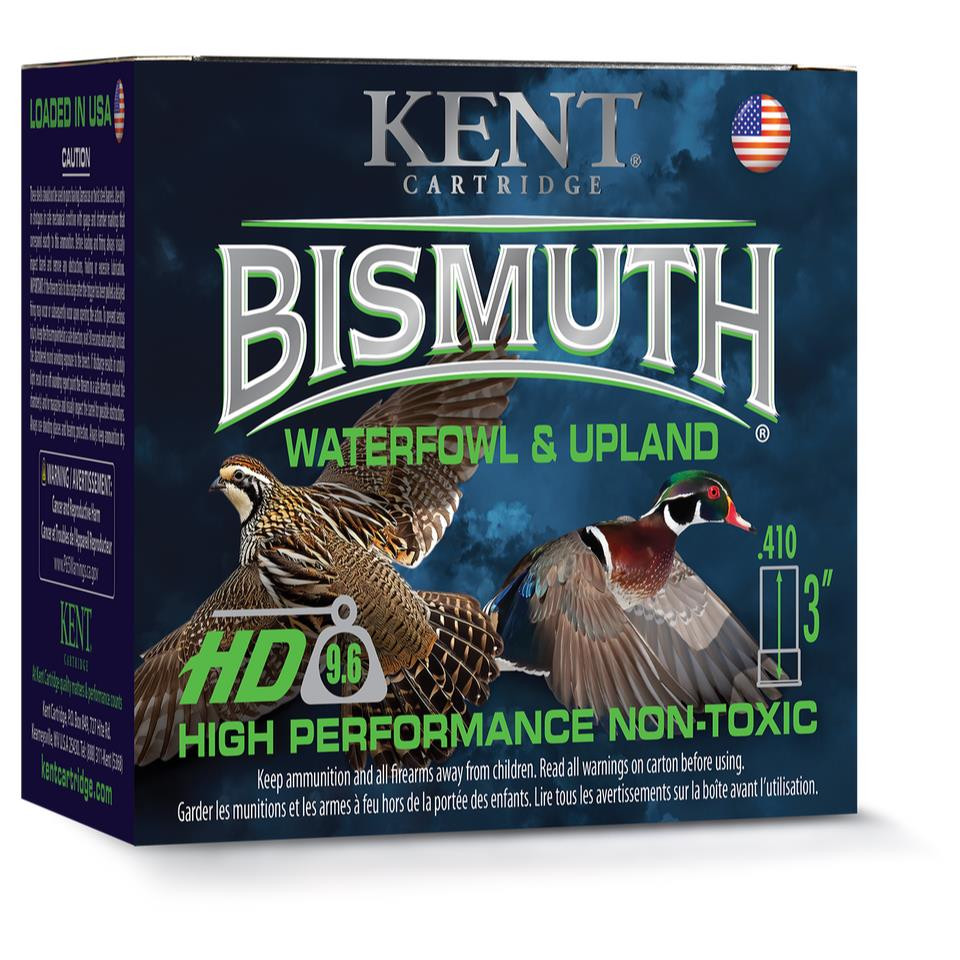 Kent Ammunition Bismuth HP Waterfowl Shotshells .410 Bore 3 in 9