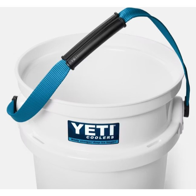 Yeti LoadOut 5-Gallon Bucket - White/Blue - Presleys Outdoors