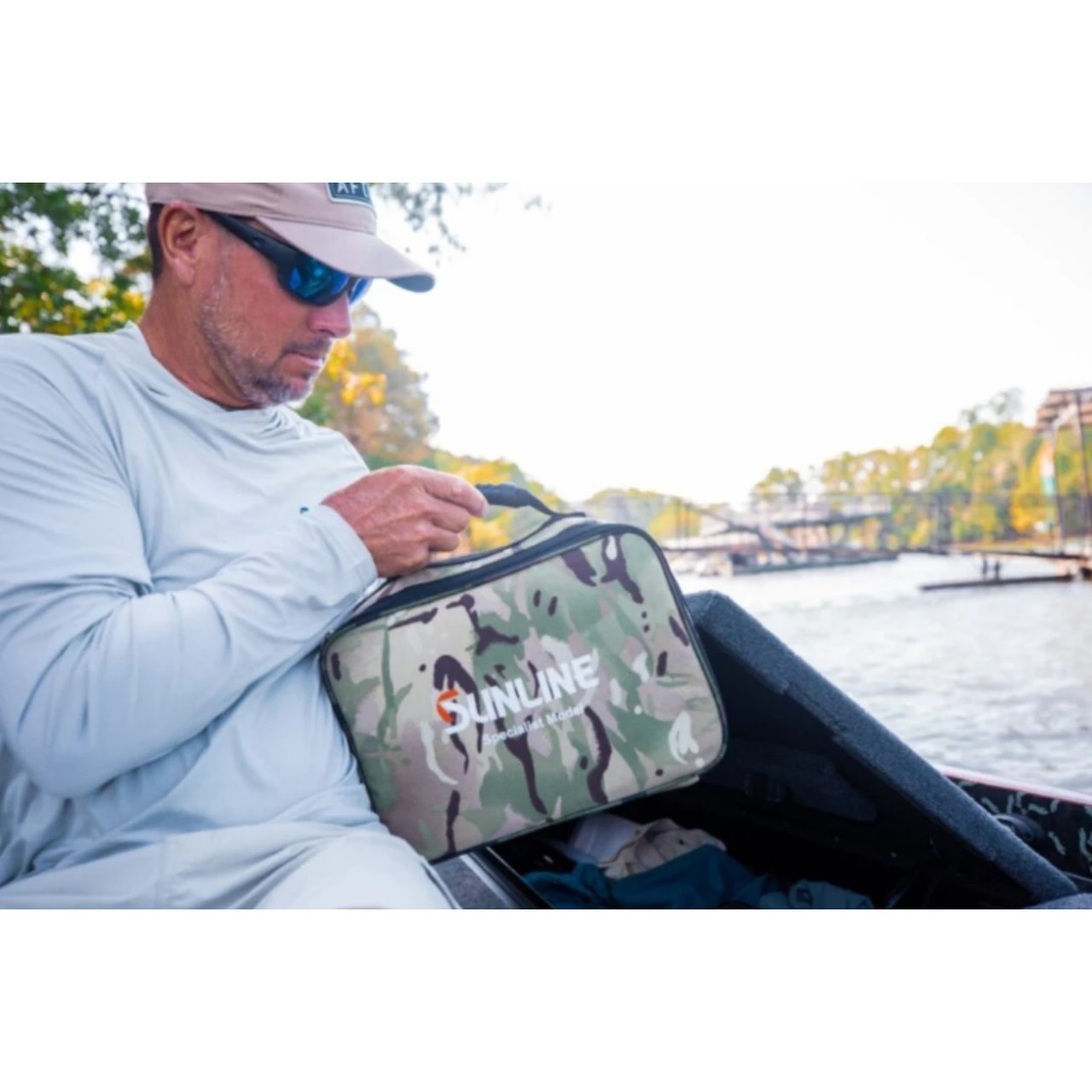 Sunline Camo Line Storage Bag - Presleys Outdoors