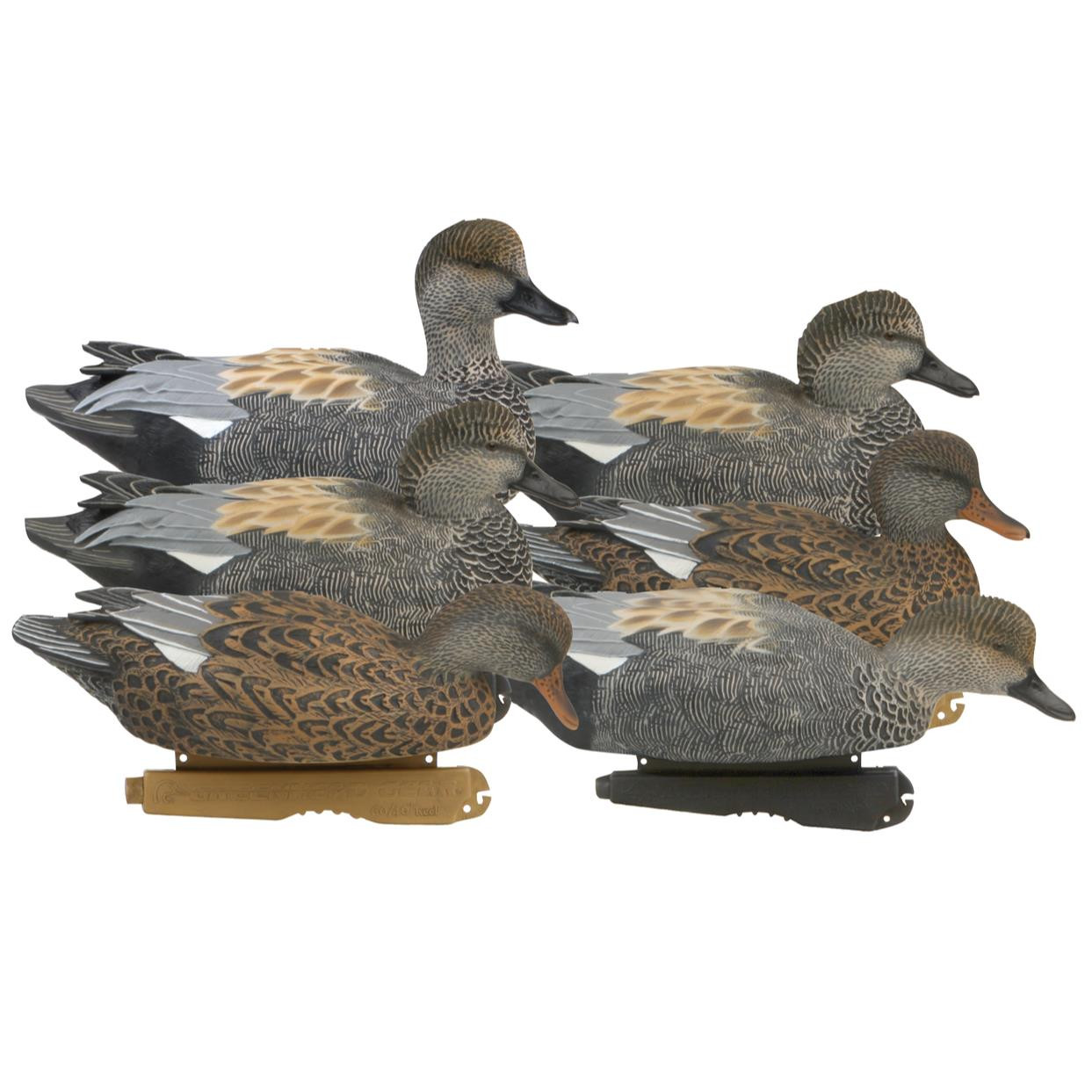 Avery GHG Pro Grade Gadwall Duck Floater Decoys - 6pk - 73145