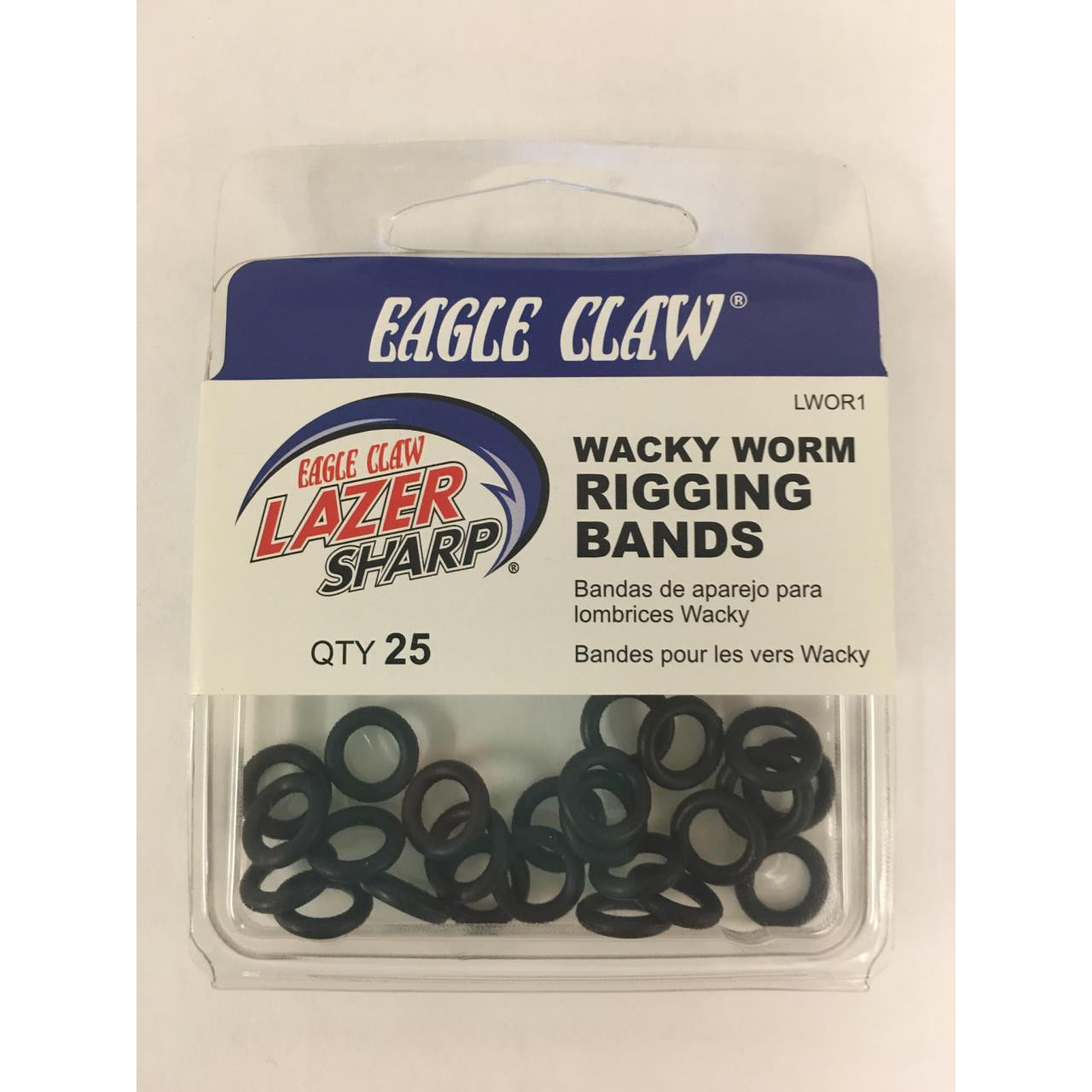 Eagle Claw Wacky Rig O-Rings - 25pk - Black - Presleys Outdoors