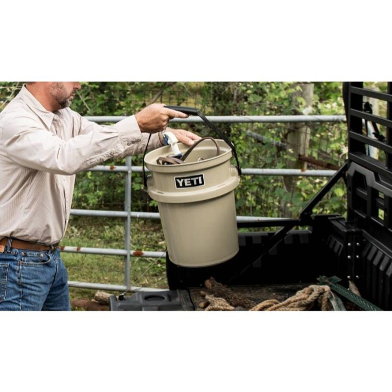 Discount Shop YETI Loadout 5-Gallon Bucket, Impact Resistant Fishing/Utility  Bucket, Tan, yeti fishing bucket 