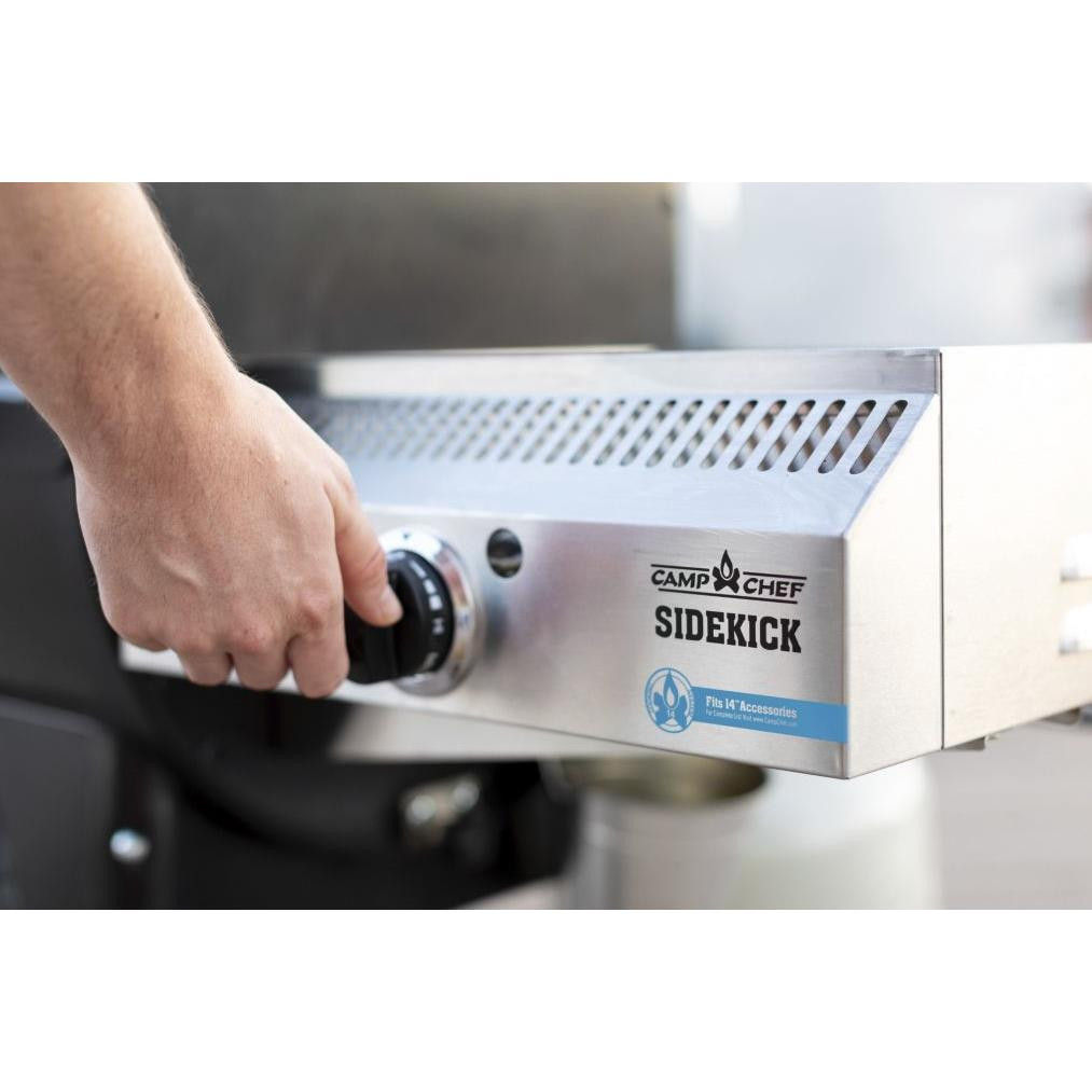 Camp Chef SideKick Grill Accessory With Flat Top Griddle Presleys