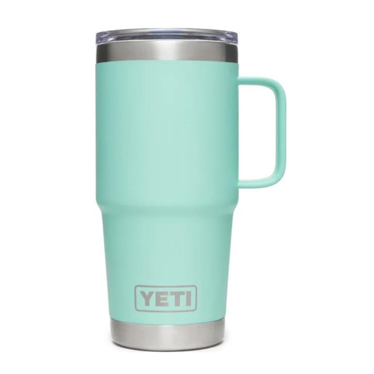 YETI Rambler 20oz Travel Mug with Stronghold Lid-Camp Green