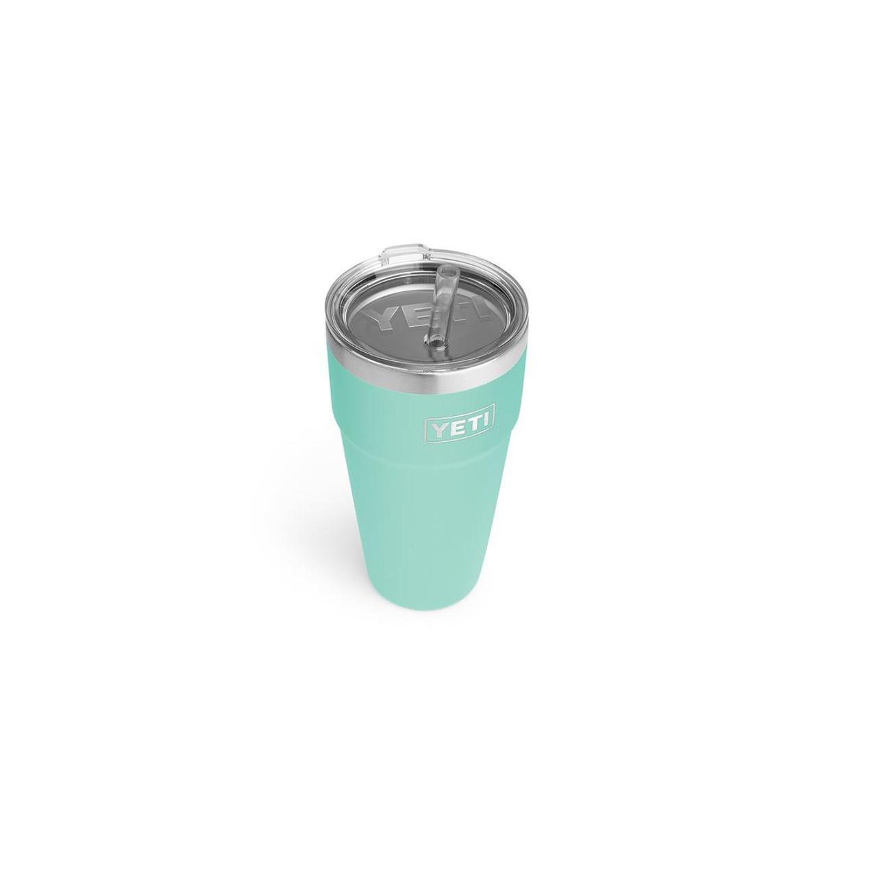 26oz　Lid　Seafoam　Presleys　Straw　Yeti　Stackable　With　Rambler　Cup　Outdoors