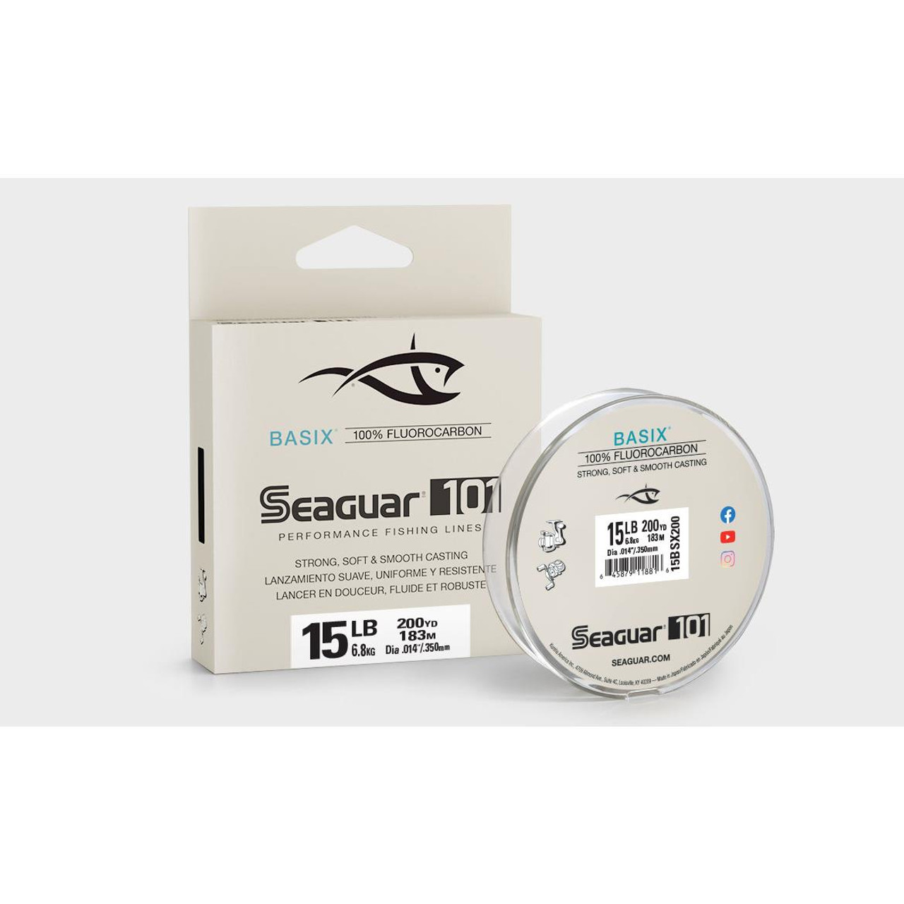 Seaguar Basix 20lb Test Fluorocarbon Line - 175yd