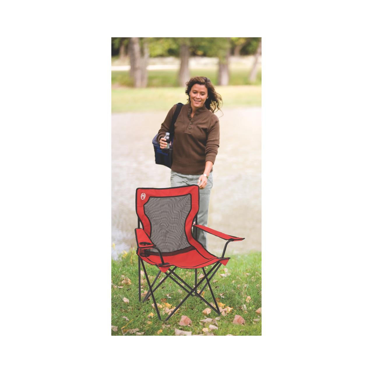 Coleman Broadband Mesh Quad Chair Presleys Outdoors