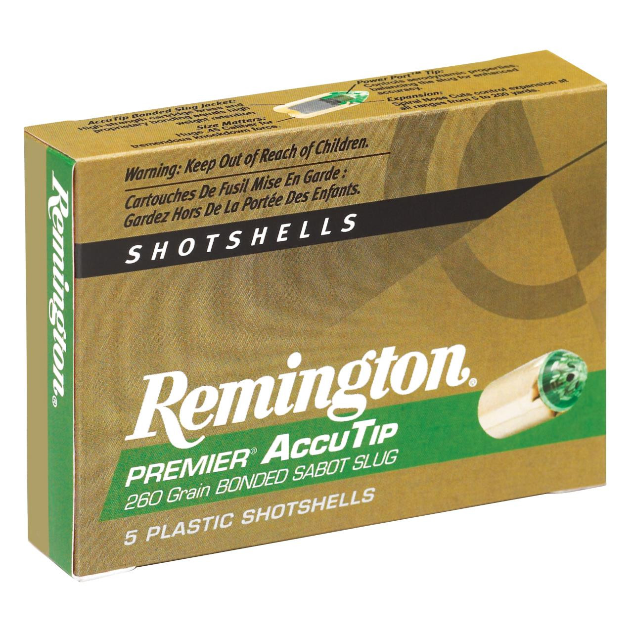 Remington Premier AccuTip Sabot Slug 20 Gauge 3" 260 grain Presleys