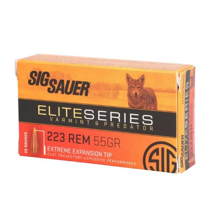 Sig Sauer Elite Hunting Varmint & Predator 223Rem 55gr Extreme