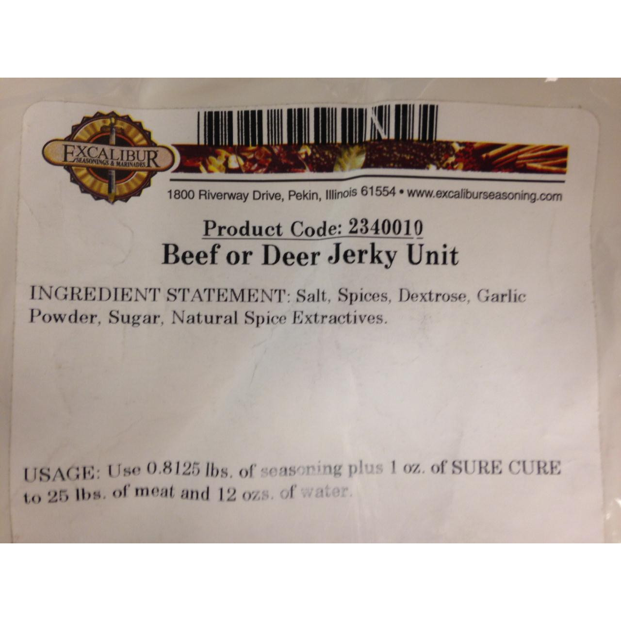 Excalibur Seasoning Beef Or Deer Jerky Unit Presleys Outdoors