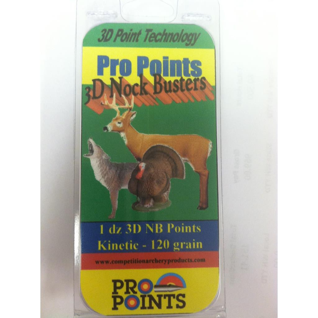 Competition Archery 3D Nock Busters 120gr GT Presleys Outdoors