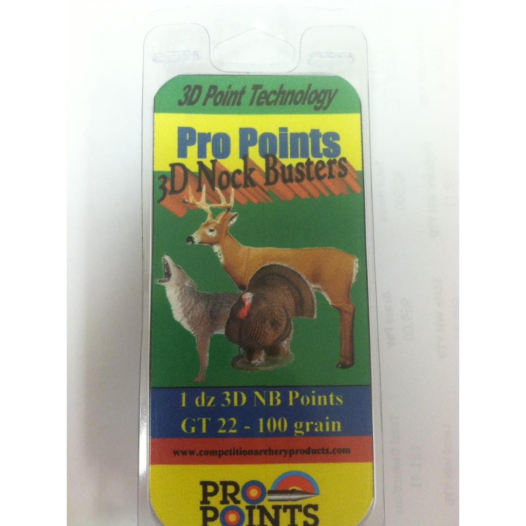 Competition Archery 3D Nock Busters 100gr GT 22 Presleys Outdoors