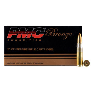 PMC Bronze Target 7.62x39mm 123 gr Full Metal Jacket (FMJ) 20 Per Box - 741569060318