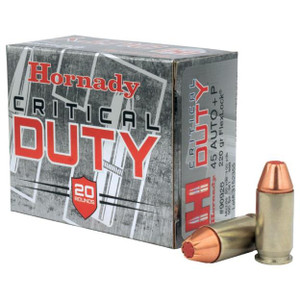 Hornady 90926 Critical Duty FlexLock 45 Automatic Colt Pistol (ACP) +P 220 GR FlexLock 20 Bx/ 10 Cs - 090255909265