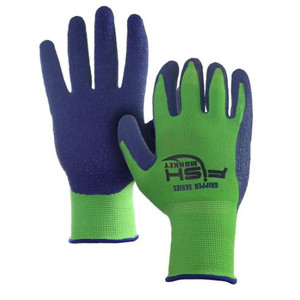 Fish Monkey Gripper All Purpose Glove - L/XL - Neon Green/Royal - 852009007395