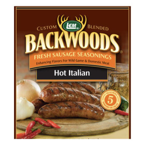LEM Backwoods Hot Italian Fresh Sausage Seasoning - 8.3oz - 734494090093