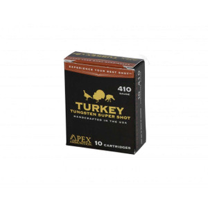 Apex Ammunition Turkey TSS Shotshells .410ga Bore 3" 27/32oz #9.5 Shot - 10/Box - 859781007100
