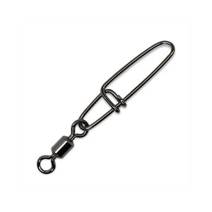 Gamakatsu Cross Lock Snap With Superline Swivel Size 6 (80lb) - 4pk - 089726114314