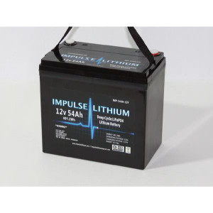 Impulse Lithium Standard Series - 12v-54ah Lithium Iron Phosphate (LiFeP04) Battery - 400001694336