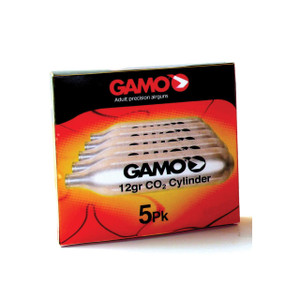 Gamo 12g CO2 Cartridges - 5pk - 793676000268