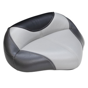 Wise Blast Off Series Bass Boat Traditional Casting Seat - Charcoal/Marble/Black -