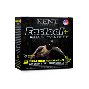 Kent Ammunition Fasteel+ Shotshells 20ga 3" 1oz - 250 round case - 656308116877