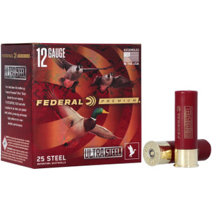 Federal Ultra Steel Waterfowl Steel Shotshells 12ga 3" 1-1/4oz - 250 Round Case -