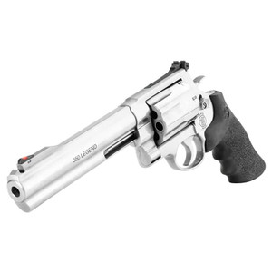 Smith & Wesson 13331 Model 350  350 Legend 7rd 7.50" Satin Stainless/Finger Grooved Black Polymer Grip - 022188884807