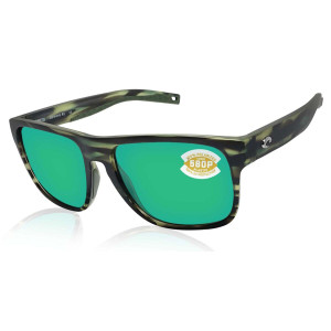 Costa Del Mar Spearo Xl Matte Reef Frame 580 Plastic Green Mirror Lens - 097963898324