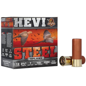 HEVI-Shot Hevi Steel Upland 12ga 2-3/4" Case #7 1oz - 604544696387