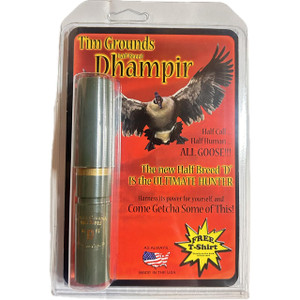 Tim Grounds Half Breed D Canada Goose Call- Green - 616337200060