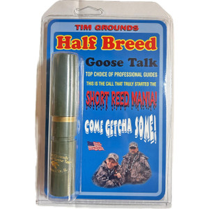 Tim Grounds Half Breed Canada Goose Call- Green - 616337204310
