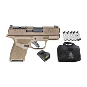 Springfield Armory Hellcat Pro Compact OSP 9mm 3.8" FDE Handgun with Gear Up Package - 706397990312