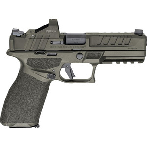 Springfield Armory Echelon 4.5F 9mm Handgun w/ Manual Safety, 15-Round, ODG with 4-15 round Magazines, Green Dot Optic & Bag -