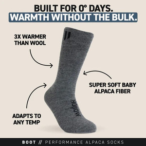 Hollow Performance Alpaca Boot Socks -