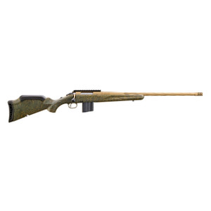 Ruger American Gen II Predator Bolt-Action Rifle 22 ARC 22" Barrel - Green Splatter Stock/Burnt Bronze Cerakote Barrel - 736676469406