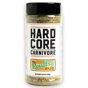 Hardcore Carnivore Poultry Rub Shaker Jar - 10oz -