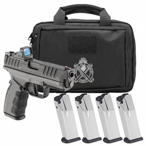 Springfield Armory XD Mod.4 OSP 9mm Luger Handgun 4" Barrel - Black - 10 Round with Gear Pac - 706397005085